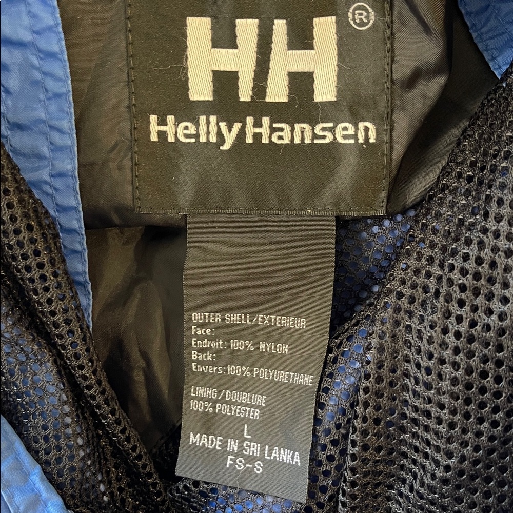 Helly Hansen Rain Jacket L Blue - image 7